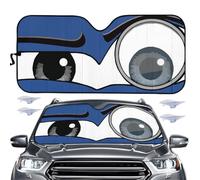 Car Windshield Aiche - 55.12 x 29.92 Inches UV Protection Heat Isolator for Interior Cooler, Versatile Window Shield with Folding Design, Automotive Accessory
