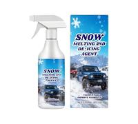 Car Windshield Cleaner - 120ml Quick Thaw Agent For Frost And Snow Window | Snow Melting & Deicing Agent - For SUV Camper Van Sedan Truck MPV Car