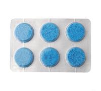 Car Windshield Cleaner Tablets 6pcs Strong Foam | Strong foam action, removes bugs bird droppings tree for sap, road grime, clear vision safety