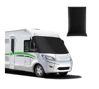Car Windshield Cover for Integrated Motorhomes, 600D Sunshade | 600D Luxury Windscreen Wrap Cover Waterproof for A-Class, Windscreen Cover Motorhome, Snow Ice Frost Dust Sun