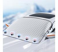Car Windshield Cover, for Seat Arona 2017-2023 Car Windscreen Frost Cover With Side Wing Mirror Cover Light Blocking UV/Snow/Ice/Dust Car Protector,L(150 * 116cm)