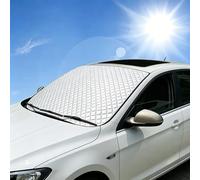 Car Windshield Cover, Premium Reflective Windscreen Sun Shade Blocks, Foldable Car Windscreen Sun Shade for Cars, Trucks, SUVs & Vans, Universal Fit Car Sun Shades Windscreen Protects Dashboard
