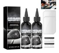 Car Windshield Crack Repair Kit,Windshield Crack Repair For Chips And Cracks,Car Glass Repair Glue Scratch Chip Cracks Repair Kit,Cracks Gone Glass Repair Kit,Clear View (2PCS)