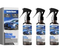 Car Windshield De-icing Spray, Car Window De-icing Agent, Car Windshield Snow Melting Coating Spray, Fast Snow Melting, Suitable for Most Vehicles