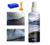 Car Windshield Deicer | 100ml Vehicle Glass Defroster,Vehicle Glass Deicing Agent - for Trucks RVs SUVs Sedans Adventure Seekers Cold Weather Daily Commute Road Trips Overnight Parking