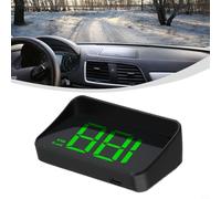 Car Windshield HUD Projector with Digital Speedometer KMH, GPS Accuracy, Automatic Light Sensor, and High Refresh Rate for Safe Driving (MPH)