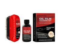Car Windshield Oil Film Remover - Powerful Gentle Long Lasting Polishing Cleaning Board | Windshield Glass Oil Film Cleaner Set - for PP Leather MPV SUV Truck Screen
