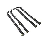 Car Windshield Seal Strip E7TZ1521453A F2TZ1521456A E7TZ1521452A Car Door Window Seal Belt Weatherstrip Kit （4PCS） for F250 F350 1987-1997 Door Window Seal