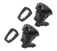 Car Windshield Sprayer Car Universal 2pcs Dual Holes Front Left and Right Windshield Wiper Washer Water Spray Nozzle Jets