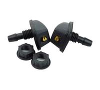 Car Windshield Sprayer Compatible with 1PCS Front Windshield Washer Wiper Fan Spray Nozzle Cover Water Outlet Adjusting Nozzle Car Accessories