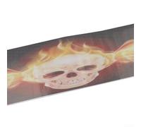 Car Windshield Sticker 3D Skull Decal Terror Decor Sunshade For Front | Rear Glass, Quality PVC Material See-Through No Glue , Fitment Various Models, Black Rubber Design