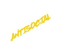 Car Windshield Sticker Antisocial Creative Styling Motorcycle Window Vinyl Decor Decal Auto(Yellow,60x9.8cm)