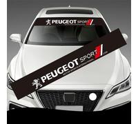 Car Windshield Sticker for Peugeot 308 - Front Rear Window Colourful Reflective Cover - Personalized Windscreen Banner - PVC Sunstrip Styling Decoration