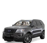 Car Windshield Sun 2-Piece Foldable Front Windshields Shade Suns Visor Protector Shih Tzu Dog Windshield Sun Shades Heat and UV Rays Sunshade for Car Keeps Vehicle Cool S