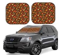 Car Windshield Sun Shade - Autumn Leaves Foldable Car Sun Shade Visor, Windshield Sunshade Cover, Car Sun Shade Offers Full Protection