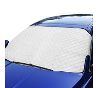 Car Windshield Sun Shade Foldable, 150x70cm Car Sunscreen Front Window, Front Sun V-isor Aluminum Foil, UV & Heat Blocker, Windscreen Sunshade Outside for Vehicle SUV Trucks