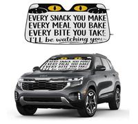 Car Windshield Sun Shade, Foldable Car Sun Visor Shade Vehicle Windshield Protection Heat Reduction Front Windshield Sunshade Blocks, Universal Fit for Most Cars SUV Pickup Trucks(Cats Watching You)