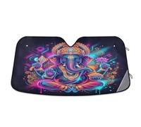 car windshield sun shade foldable Indian Elephants God Fluorescence | car windshield sun shade foldable, Fit sun protection,shades for vehicles car sun, for automotive