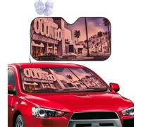 Car Windshield Sun Shade Foldable Sun Visor Protector The Old Hollywood Sun Shade Windshield for Front Window Reflector Sunshade Heatshield Sunshades for Truck SUV Car Interior Accessories S