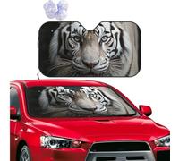 Car Windshield Sun Shade Foldable Windshield Cover green eyed tigers Windshield Sun Shades Sun Visor Protector Universal Front Windshield Sunshade for Car SUV Truck