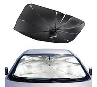 Car Windshield Sun Shade for GENESIS Electrified G80 2021-2026 | Blocks intense solar heat and harmful rays to protect car interior components from fading and cracking.