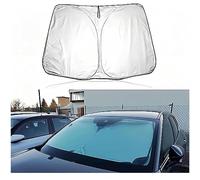Car Windshield Sun Shade for Land Rover Discovery 4 2009-2017, Front Window Sunshade Cover Foldable Inside Windscreen Sun Visor Protector Accessories,A/Silver