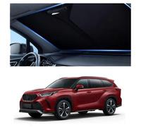 Car Windshield Sun Shade for Toyota Highlander / Crown Kluger 2021-2026 | Front Windscreen Reflective Cover, Foldable Sun Visor Protector, Helps Reduce Heat and Sun Exposure, Easy to Store