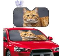 Car Windshield Sun Shade Front Window Sunshade Cat Sun Visor Protector Foldable Car Sun Shade Windshield Reflector Sunshades for SUV Truck Cars Interior Accessories M