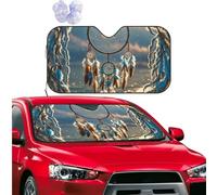 Car Windshield Sun Shade Front Window Sunshade Native American Dream Catcher Sun Visor Protector Foldable Car Sun Shade Windshield Reflector Sunshades for SUV Truck Cars Interior Accessories M