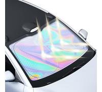Car Windshield Sun Shade, Front Window Sunshade, UVR-Blocker Cooling Heat Shield For Sun Protection, Auto Interior Protection For Summer Driving Long Commutes Road Trips Family Vacations Parking