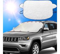Car Windshield Sun Shade, Front Window Sunshades, Car Windscreen Sunshade, Heavy Duty Ultra Thick Blocks UV Rays Sun Visor Protector, Windshield Cover To Keep Your Vehicle Cool And Damage Free