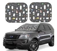 Car Windshield Sun Shade - Funny Penguin Foldable Car Sun Shade Visor, Windshield Sunshade Cover, Car Sun Shade Offers Full Protection