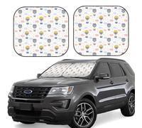 Car Windshield Sun Shade hot air Balloon - Foldable Car Sun Shade Windshield, SUV Car Interior Windshield Sun Shade Offers Full Protection