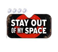 Car Windshield Sun Shade Keep Your Distance: The Essential Social Sign Car Windshield Sunshade Sun Shade For Car Windshield Sun Shade(76x140cm)