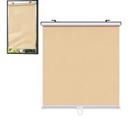 Car Windshield Sun Shade - Retractable Roll Up UV Heat Insulation Screen