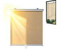 Car Windshield Sun Shade - Retractable Roll Up UV Heat Insulation Screen