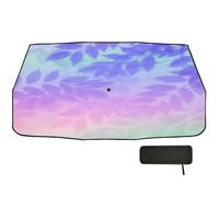 Car Windshield Sun Shade Umbrella 58x29.7 Gradient Leaf Dream 360° Rotatable UV & Heat Shield for Cars SUVs Trucks