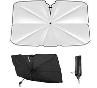 Car Windshield Sun Shade Umbrella Car Front Window Sunshade Foldable UV Protection for Ford Focus MK4 ST Line 2018-2024 2025, Front Window Car Accessories,L(140 * 126 * 80cm)