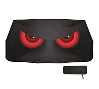 Car Windshield Sun Shade Umbrella Foldable Car Umbrella Sunshade Cover UV Block Car Front Window Sun Visor Protector Evil Eyes Halloween for Car Truck SUV 58x30inch