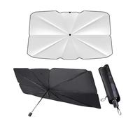 Car Windshield Sun Shade Umbrella for Porsche 718 Panamera Cayenne Macan, Foldable Sunshade Umbrella Blocks UV Keeps Vehicle Cooler,A-Large