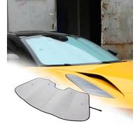 Car Windshield Sunshade Compatible with Lotus Emira 2021-2023,Interior Front Window Sun Visor,UV Protection Heat Shield Aluminum Foil Polyethylene Cotton Heat Shield 1PCS (1PCS)