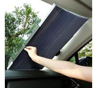 Car Windshield Sunshade Curtain, Compatible with Vauxhall Combo Life Electric EV, Foldable Heat Insulation Sun Blind Car Interior,80CM