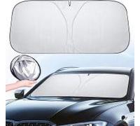 Car Windshield Sunshade for Ferrari 488 (2016-2022), Windscreen Sun Shade,Front Window Sunshades, Sun Visor, Foldable Blocks UV Rays,Silver