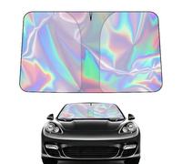 Car Windshield Sunshade for Mercedes Benz Mercedes-EQ EQA 250 300 350 EQB 250 300 350 Car Front Windshield Sun Shade Sunshade Cover,Iridescent-140×70cm