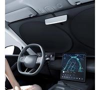 Car Windshield Sunshade for Nissan Juke Ⅱ 1.0 DIG-T/1.6 Hybrid 2019-, Foldable Front Sun Visor, Blocks UV Rays and Keeps Your Car Cooler