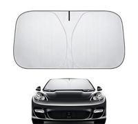 Car Windshield Sunshade for Suzuki S-Presso/Across/Cervo/MR/Spacia/Wagon R/Grand Vitara Car Front Windshield Sun Shade Sunshade Cover,Silver-145×80cm