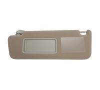 Car Windshield Sunshade For Toyota For Land For Cruiser For J12 2002 2003-2009 For Prado For LC120 2003-2009 Sun Visor Driver Passenger Side Sunvisor With LED Lamp Visor Cover(Beige Left)