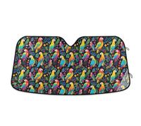 Car Windshield Sunshade Magic Color Bird Blocks Sun Visor Protector Foldable Sun Shield