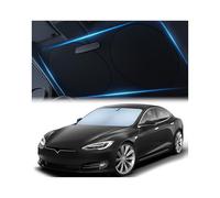 Car Windshield Sunshade with Bonus Steering Wheel Cover Sun Shade. Reflective Polyester Blocks Heat and Foldable Shield That Keeps Your Vehicle Cool (Medium 59 x 31 in)