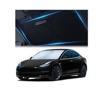 Car Windshield Sunshade with Bonus Steering Wheel Cover Sun Shade. Reflective Polyester Blocks Heat and Foldable Shield That Keeps Your Vehicle Cool (Medium 59 x 31 in)